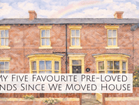 My Five Favourite Pre-Loved Finds Since We Moved House....