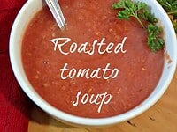 Easy Roasted Tomato Soup Recipe.... Roasted tomato soup
