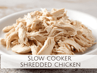 Slow Cooker Shredded Chicken (Easy, Flexible, and Always Worth Having In).... Slow cooker shredded chicken