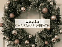 Upcycled Christmas Wreath