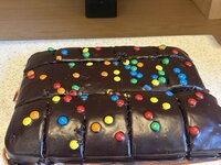 Homemade packed lunch cake