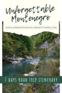 Montenegro road trip itinerary