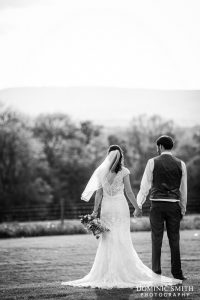 Hazel and Rob photographed at Stanhill Court Hotel