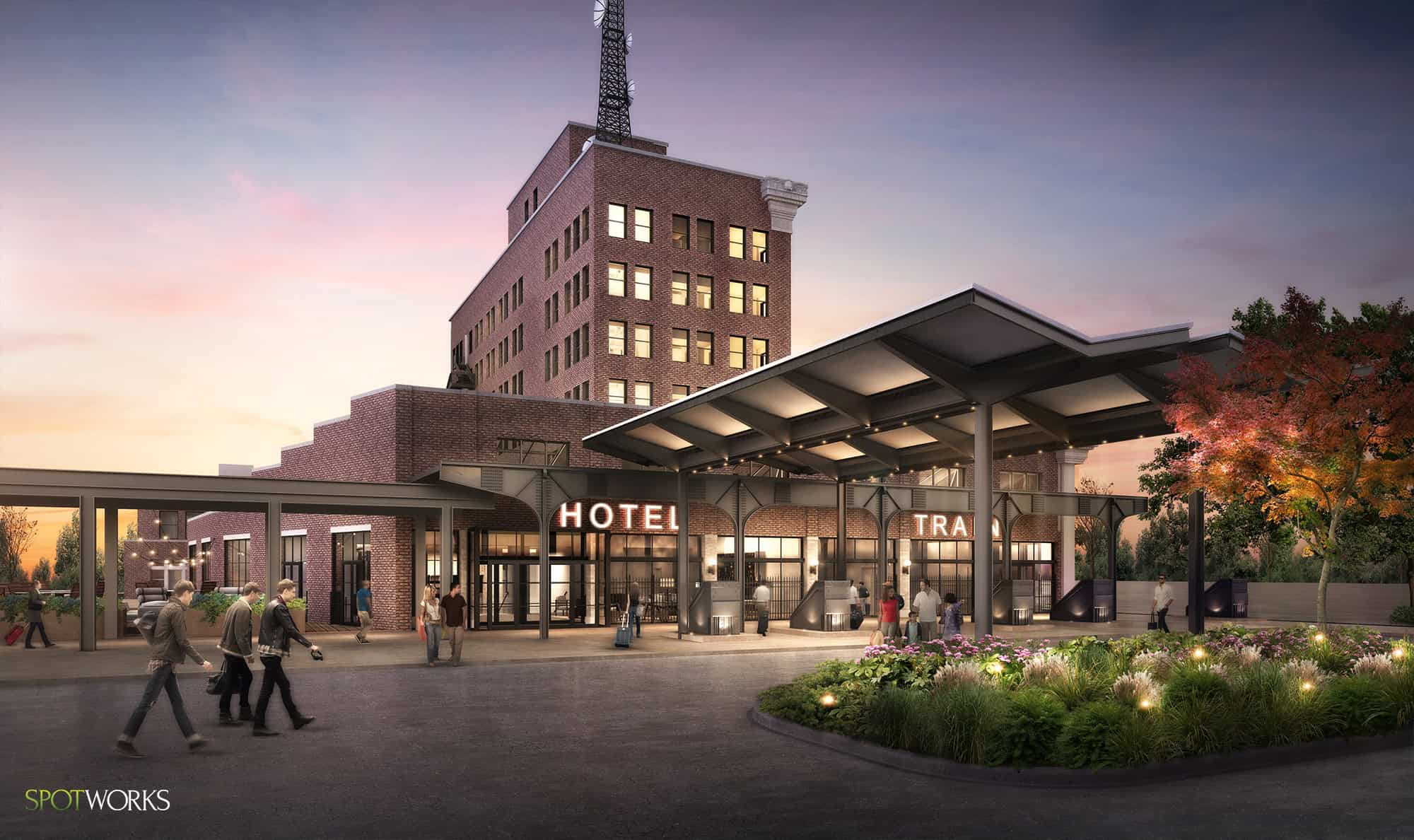 Central Station Hotel Visualization