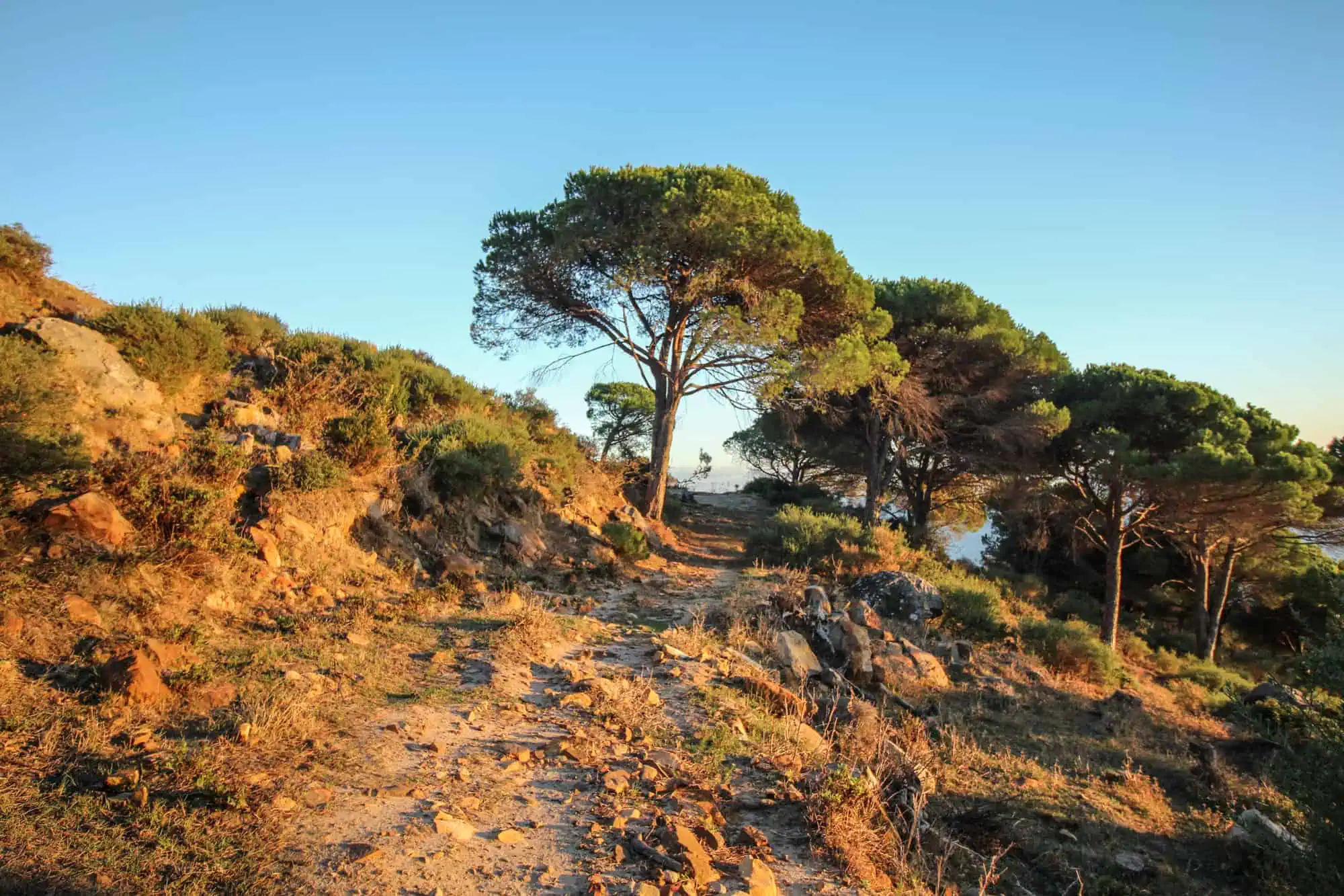 Aufstieg Wanderweg La Pena