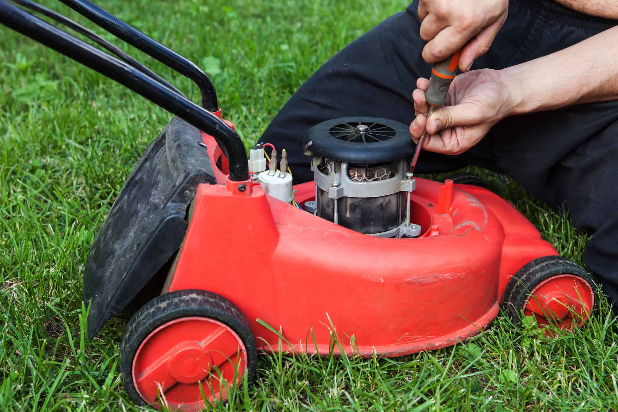 Lawn mower repair