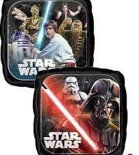 Star Wars 2-Sided Design Foil / Mylar Balloon - 18 ", Themed Party Balloons.