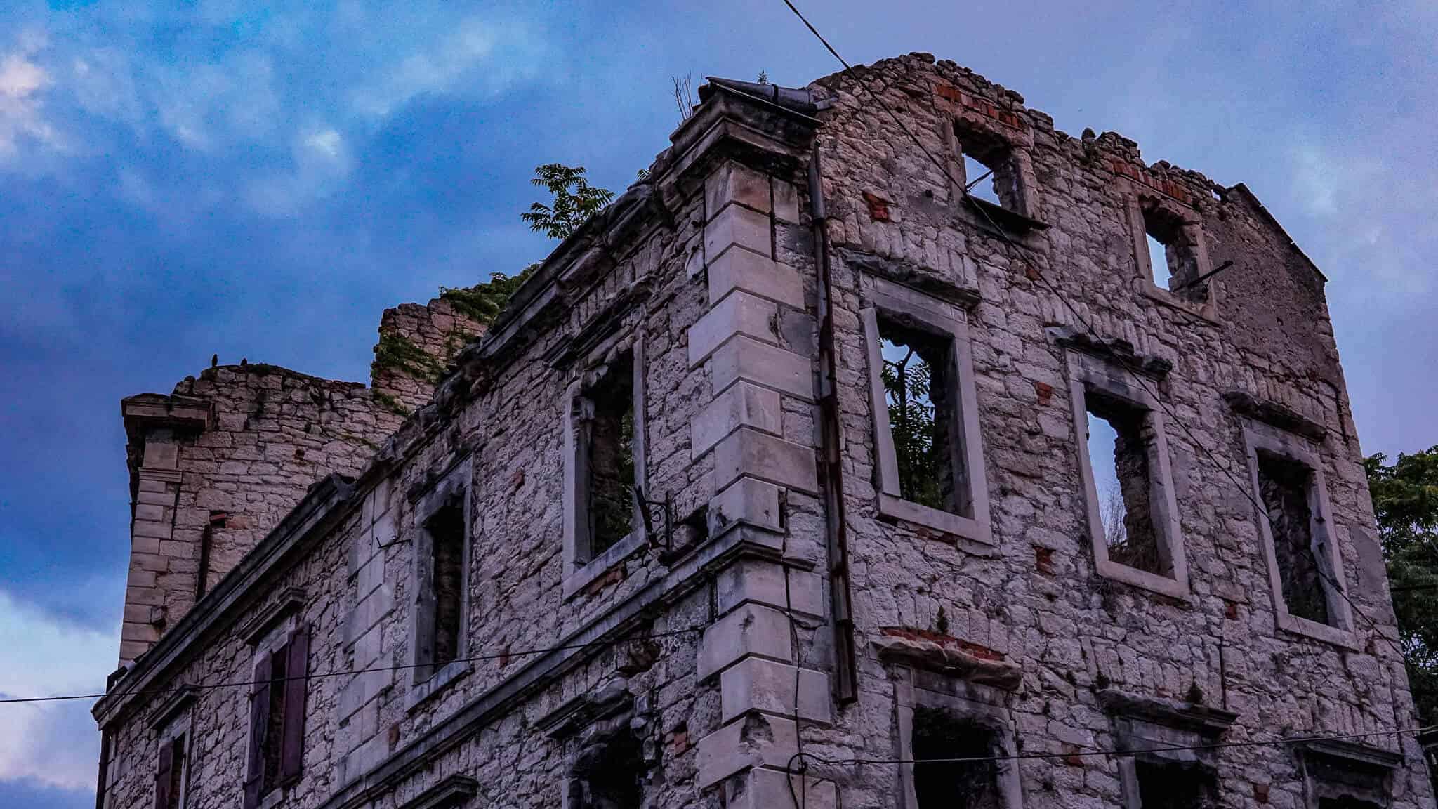 Ruine in Mostar