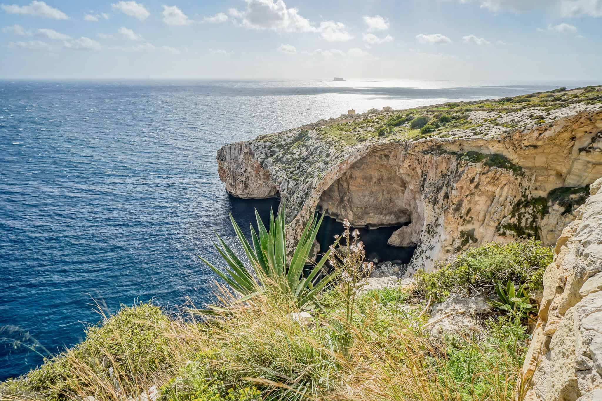 Blue Grotto von oben