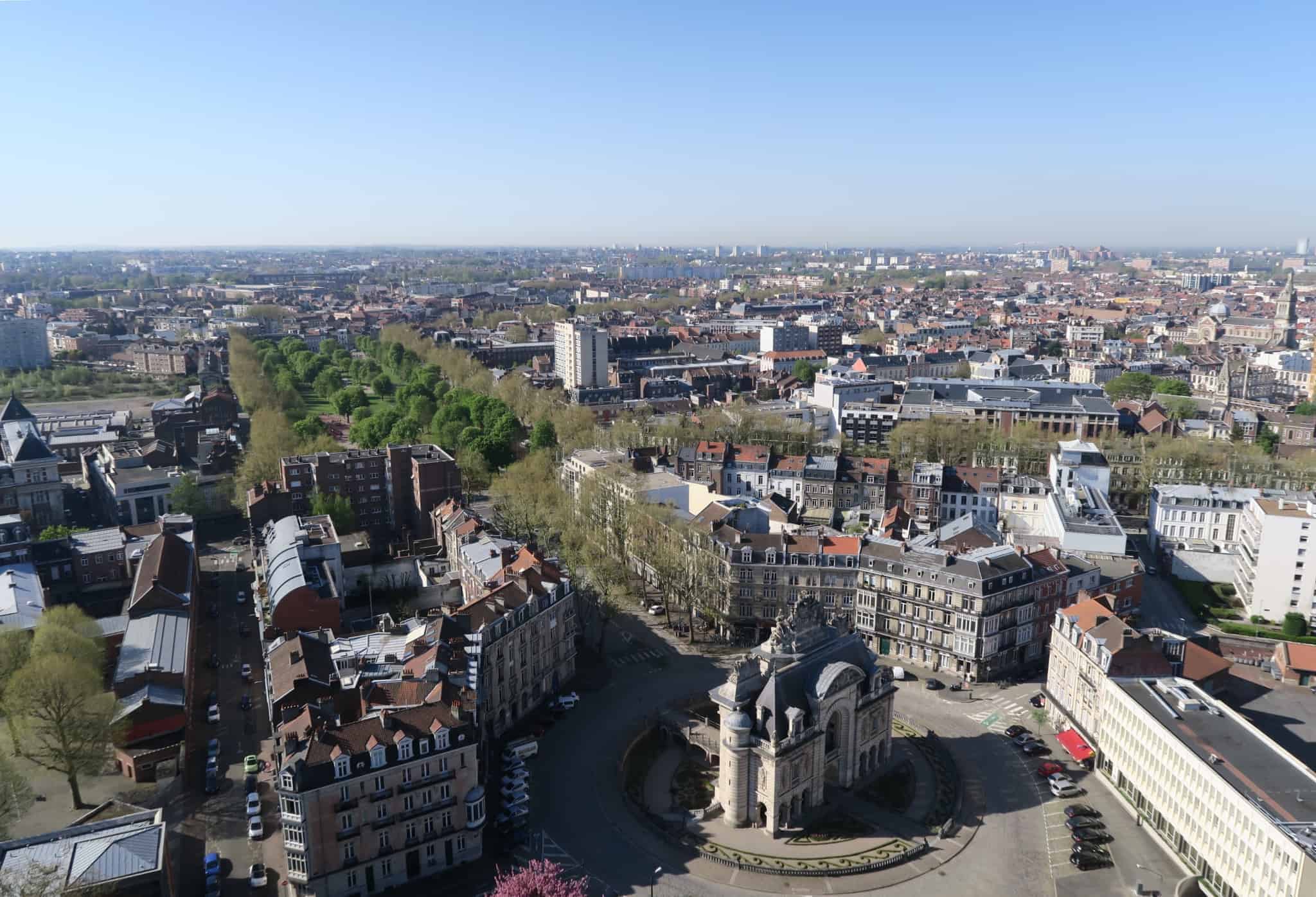 A view of Lille from above