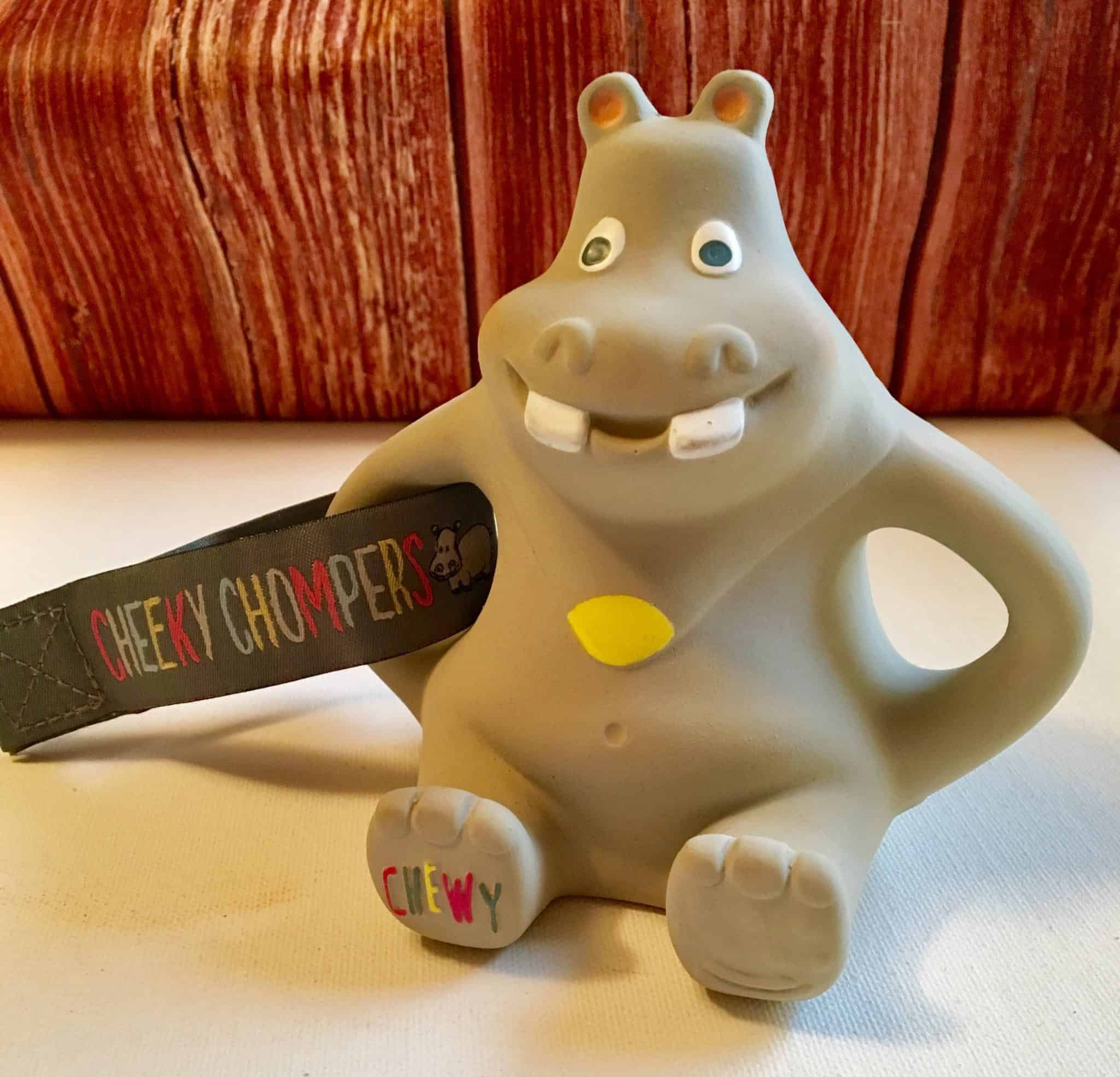 Cheeky Chompers Chewy Hippo Teether Cheeky Chompers Chewy Hippo Teether