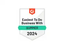 G2 Easiest To Do Business Summer 2024
