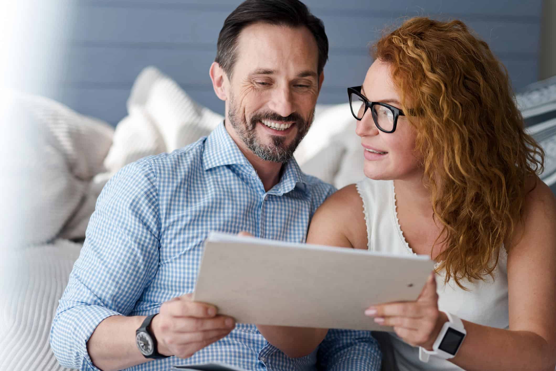 Couple discussing their desire for marriage-minded dating.