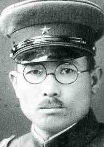 Portret van Isamu Chō, Japanse luitenant-generaal, bekend om zijn rol in de Slag om Okinawa en eerdere campagnes in China.