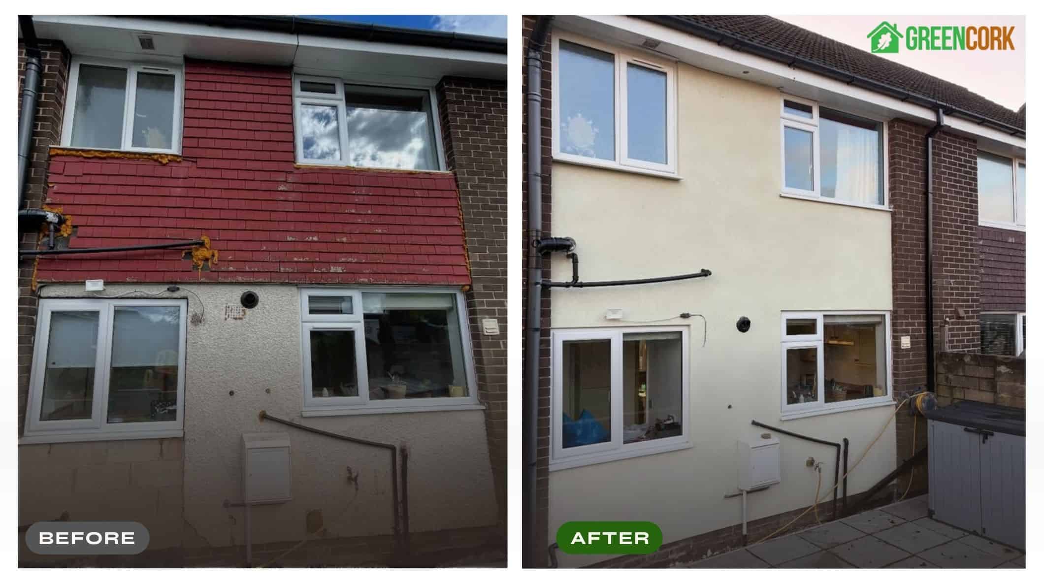 SprayCork Before and After Application Result 3