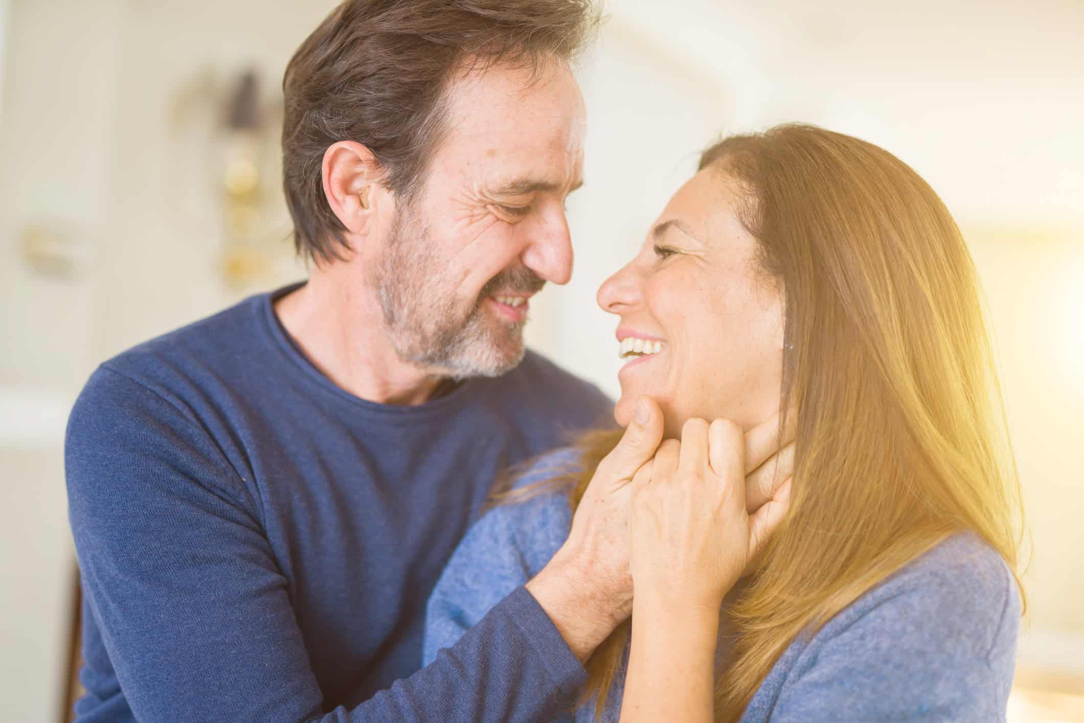 Happy couple who has manifested their true love.