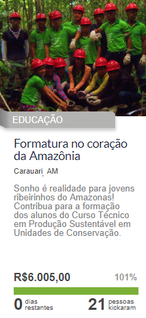 Vaquinha Online para Formatura - Campanha Amazônia