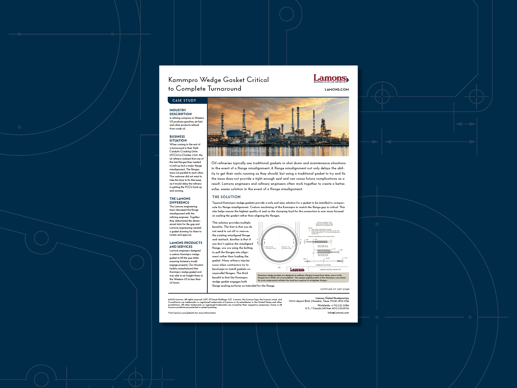 lamons kammpro wedge gasket