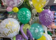 Balloon Bouquet # 69, Baby-Shower-Balloon-Bouquet