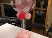 Balloon Bouquet # 39, Baby-Shower-Double-Bubble-Table centerpiece