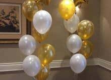 Balloon Bouquet # 41, Balloon Bouquet With Star Foil On Top