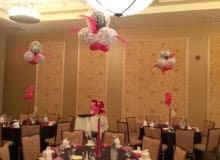 Balloon Bouquet # 53, Damask-Balloon-Bouquet