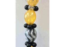 Balloon Bouquet # 21, Double-Bubble-Link Balloon-Stand