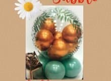Balloon Bouquet # 85, Filled-Bubble-Balloon-Centerpiece