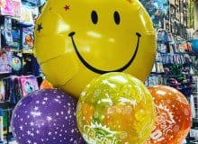 Balloon Bouquet # 78, Smiley-Balloon-Bouquet
