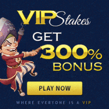 Vip Stakes Casino 200 free spins and €300 free chip bonus