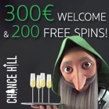 Chance Hill Casino free spins bonus