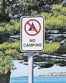 Märkischer Bote Grauzone Wildcampen