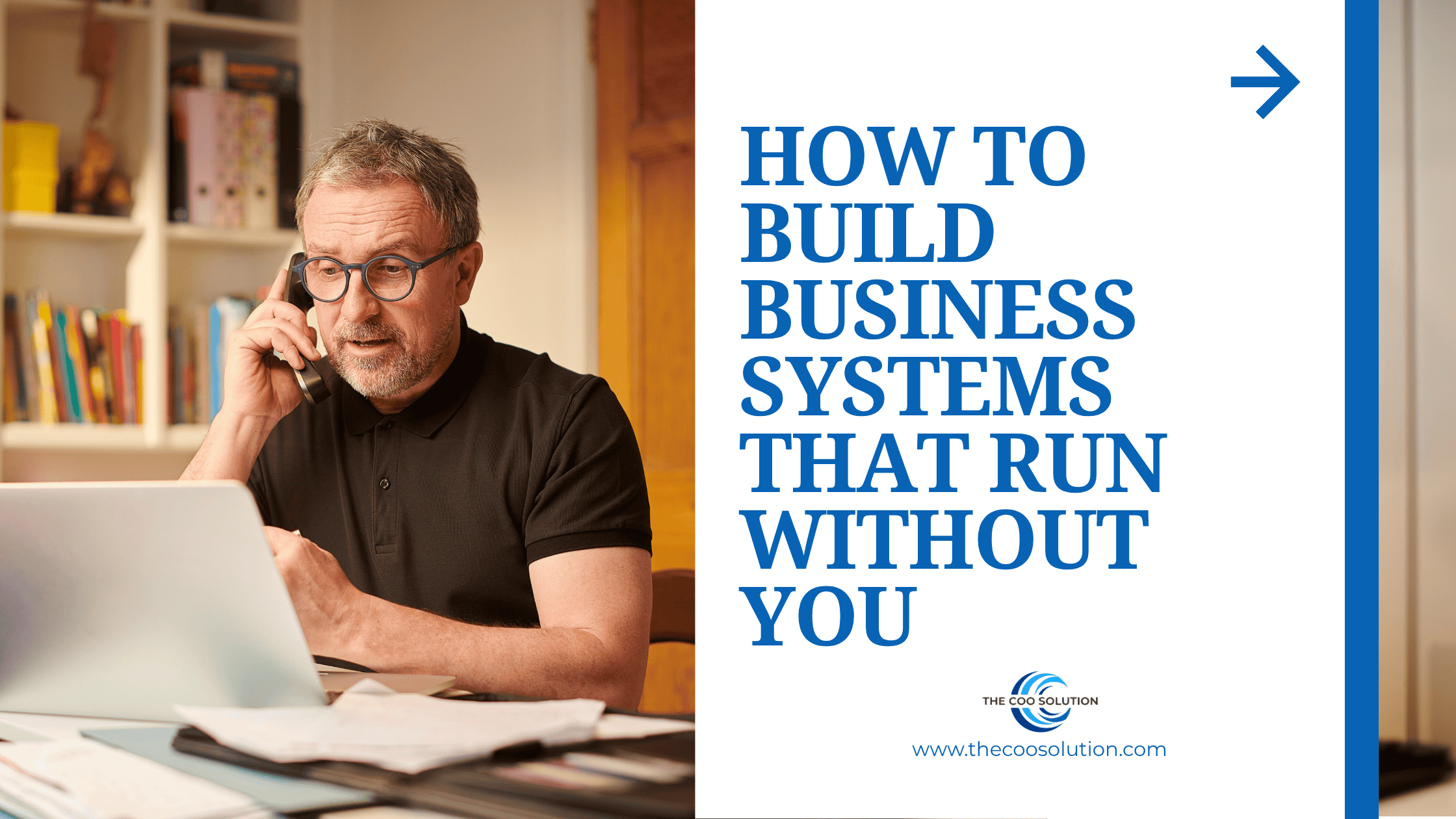 Founder using a laptop to review business systems and project management tools for their small business.