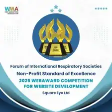 WebAward 2025 Non-profit Standard of Excellence award