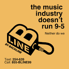 Music industry icon with a microphone and "The music industry doesn't run 9-5" quote in a bold, modern design. Perfect for music marketing, industry insights, and entertainment branding.
