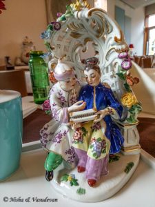 meissen porcelain white gold saxony dresden