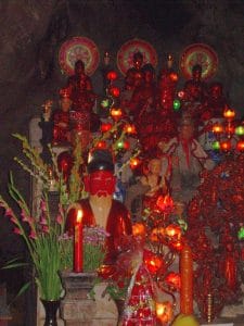 inside a sacred cave