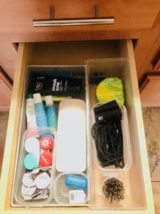 Easy Organizing Bathroom Drawer