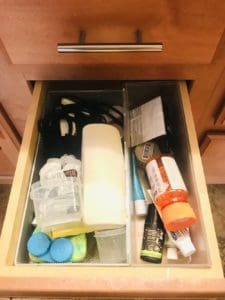 Bathroom Drawer Before