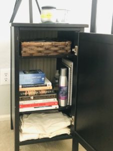 Easy organizing projects nightstand