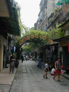 dscn1443 A street in one of the bigger towns of China