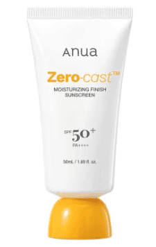 Zero-Cast Moisturizing Finish Sunscreen - hydrates and protects 50ml