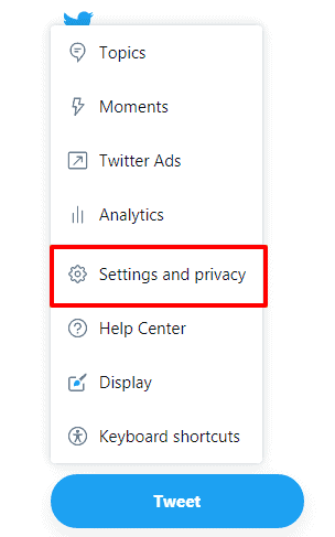 go to settings and privacy