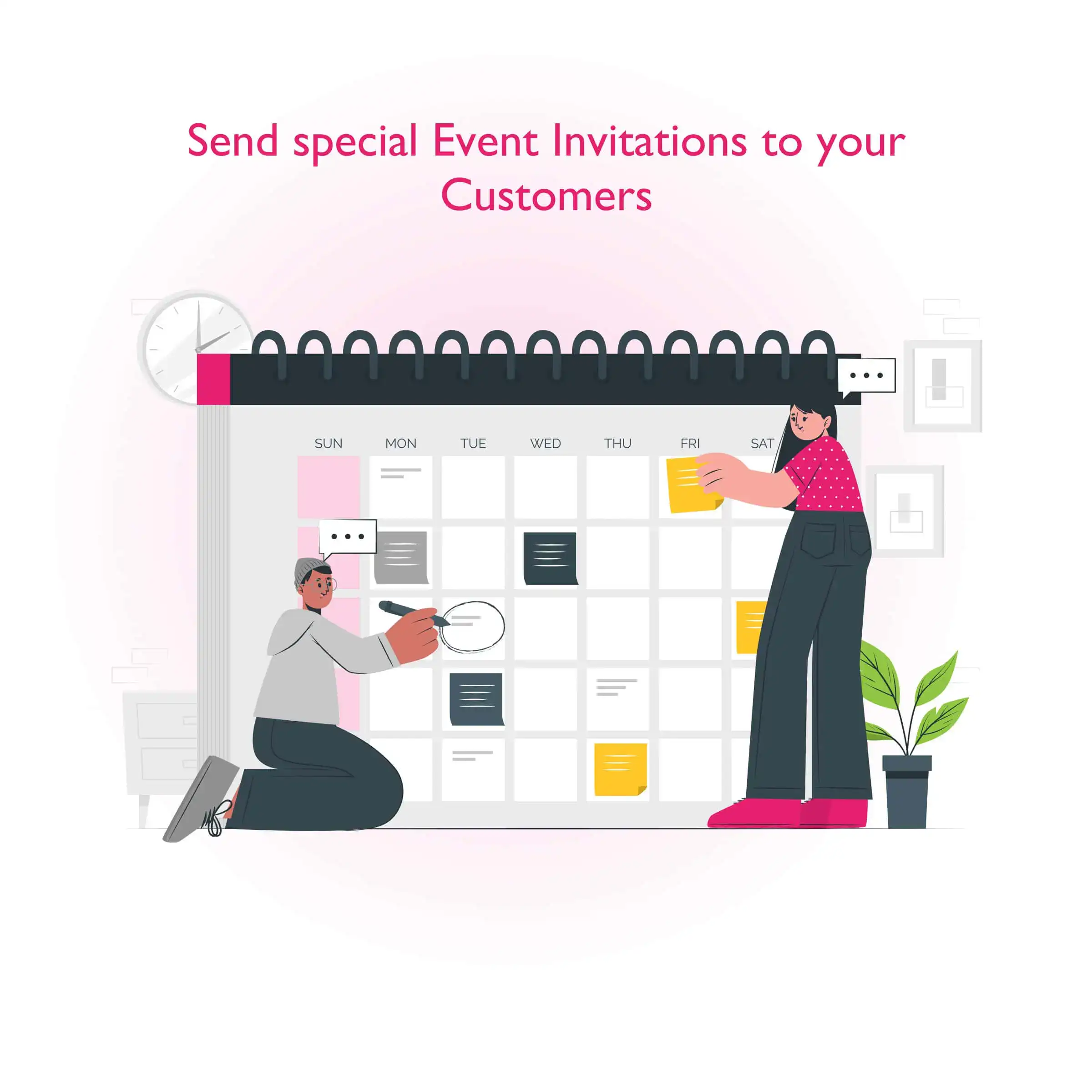 Send invitation to your customer using loyalty management system