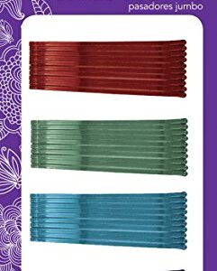 Diane 2.5" Jumbo Bob Pins, Assorted Colors, 40/card