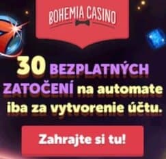 Bohemia Casino - 30 free spins no deposit bonus - Czech Rep & Slovakia