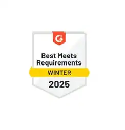 G2 Best Meets Requirements Winter 2025