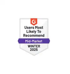 G2 Users Most Likely To Recommend Winter 2025