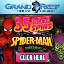 Grand Reef Casino | 35 gratis spins + 1000% bonus + €5000 free