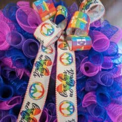 Alternative view of Bisexual Pride Wreath